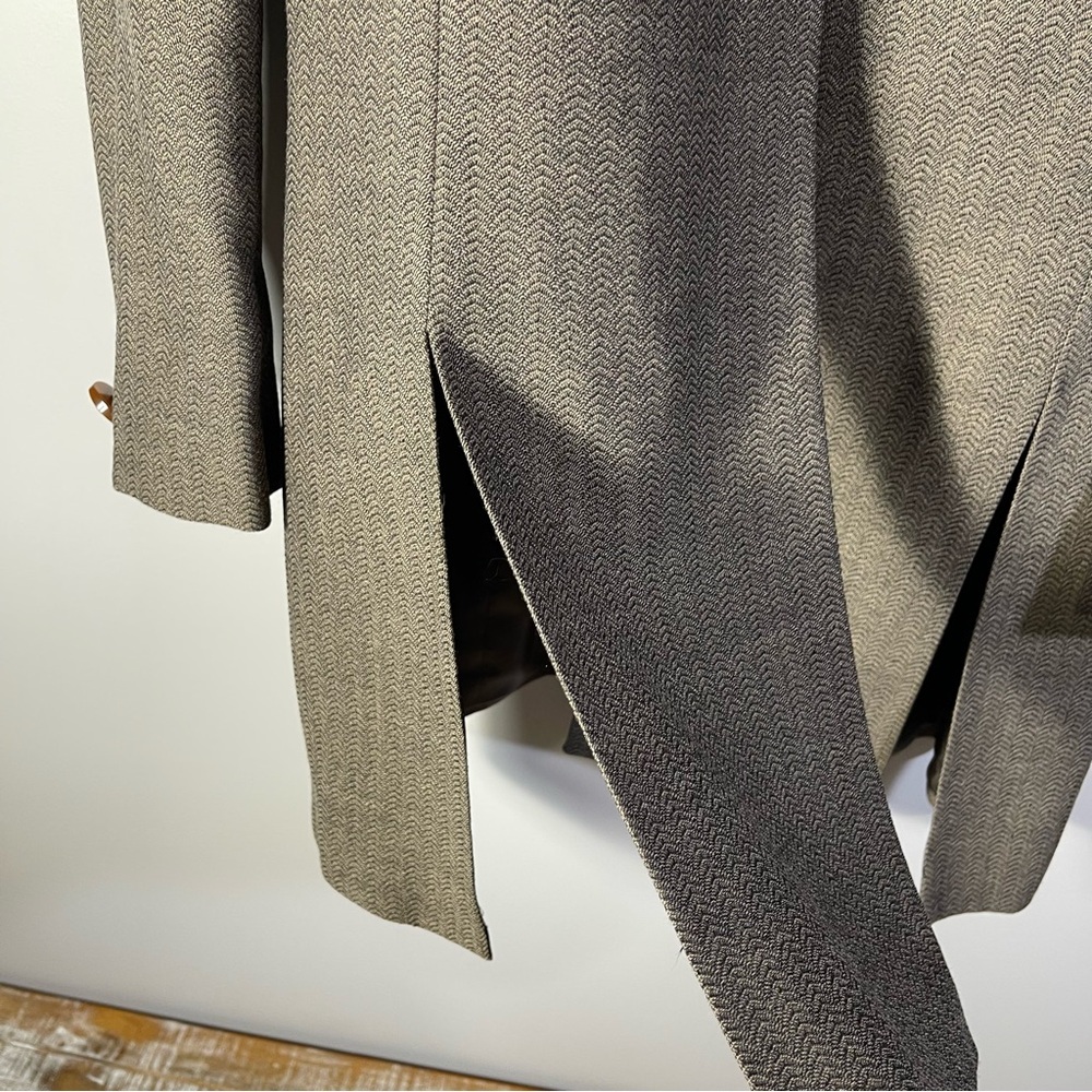 Vintage Christian Dior women's single-button wool blended blazer Jacket Size 8 - Picture 2 of 13